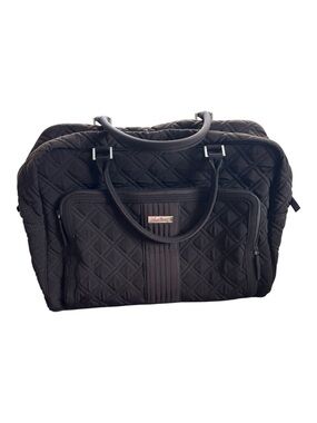 Vera Bradley Quilted Brown Travel Tote